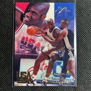 1994 SkyBox Flair USA Shaquille O’Neal #75 Basketball Card Magic HOF